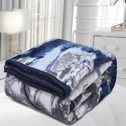 SPANGLE Printed Double AC Blanket for  AC Room
