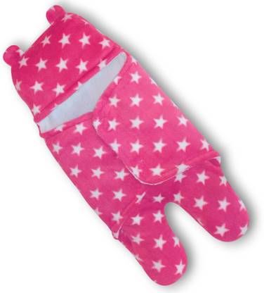 New Born Procare Polka Single Swaddling Baby Blanket for  Heavy Winter