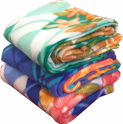 PHF Floral Single AC Blanket for  Heavy Winter