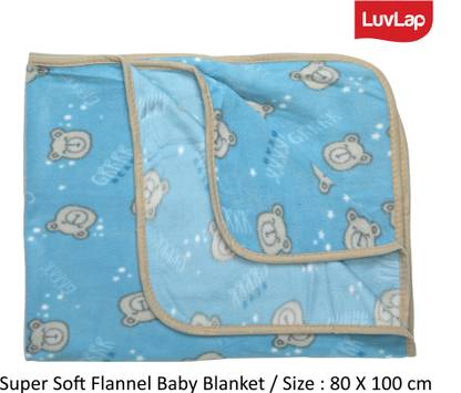 LuvLap Printed Crib AC Blanket for  Mild Winter