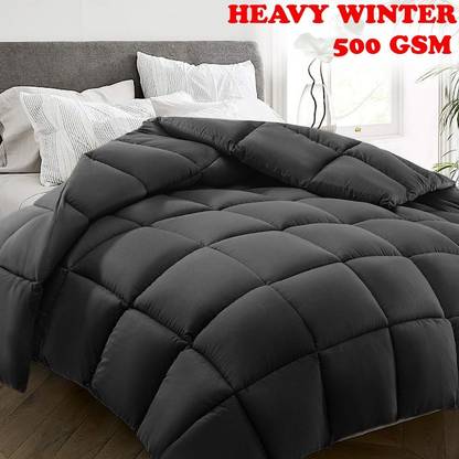 EVOL Solid Single Comforter for  Heavy Winter