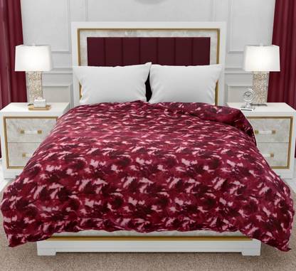 Flipkart Printed Double Mink Blanket for  Heavy Winter