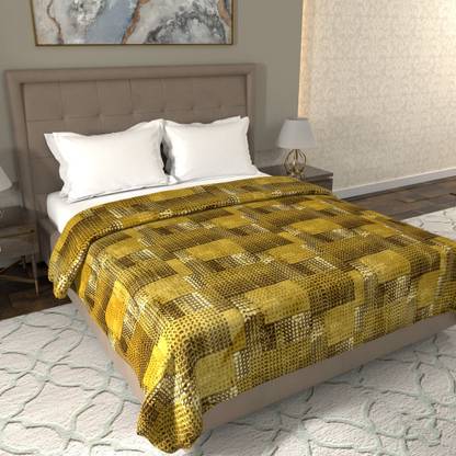 Flipkart Perfect Homes Printed Double Coral Blanket for  AC Room