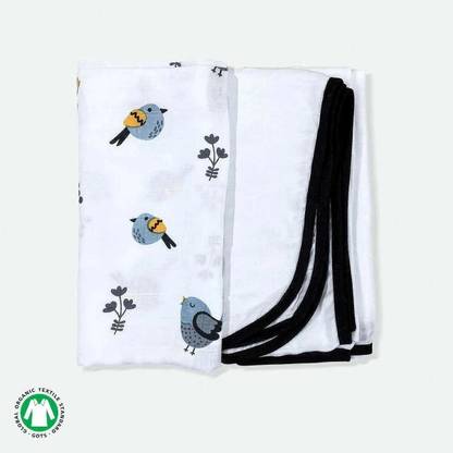 Tinylane Printed Single Swaddling Baby Blanket for  Mild Winter