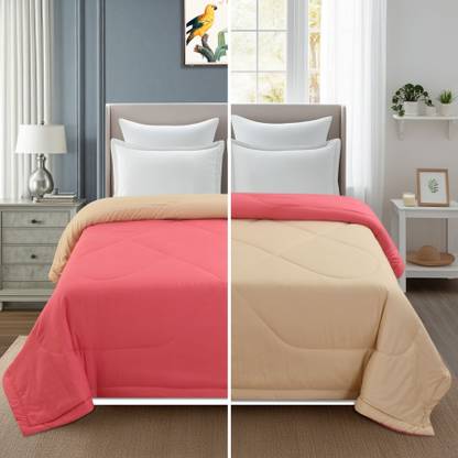 Furnishing Hut Solid Double Comforter for Heavy Winter