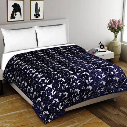 SPANGLE Printed Double Mink Blanket for  Heavy Winter
