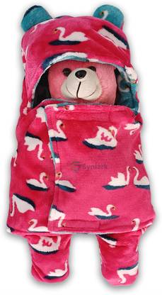 Synlark Solid Single Swaddling Baby Blanket for  Mild Winter