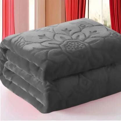 kirshinaENTERPRISES Floral Double Mink Blanket for  Heavy Winter