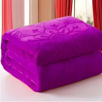 kirshinaENTERPRISES Floral Double Mink Blanket for  Heavy Winter
