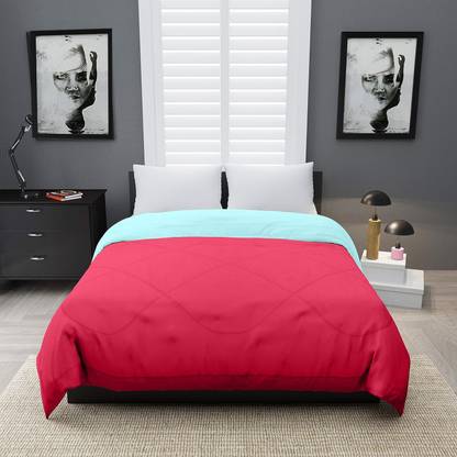 EVERDECOR Solid Single Comforter for  Mild Winter