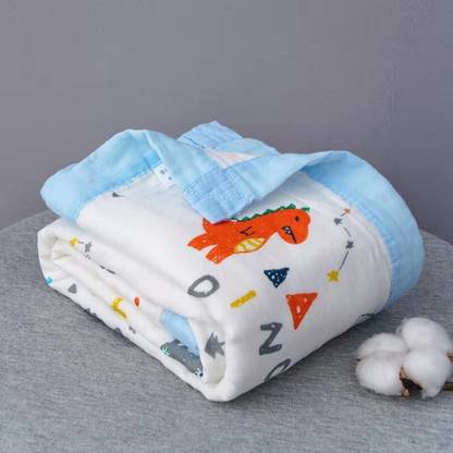 Ultrasoft Cartoon Single Swaddling Baby Blanket for  AC Room