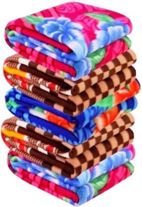SANJU CORPORTION Abstract Single Fleece Blanket for  Heavy Winter