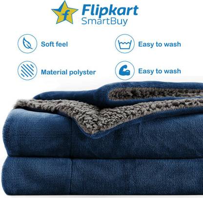 Flipkart SmartBuy Solid Double AC Blanket for  AC Room
