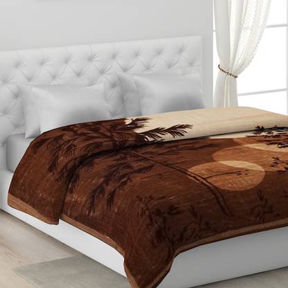 MONTE CARLO Printed Double Mink Blanket for  Heavy Winter