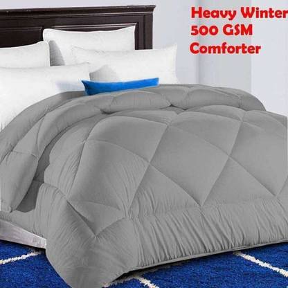 Relaxfeel Solid Double Comforter for  Heavy Winter