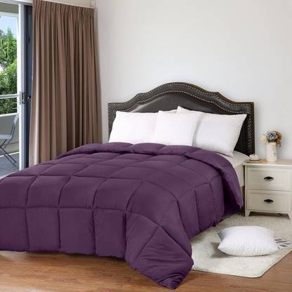 EVOL Solid Single Comforter for  Heavy Winter