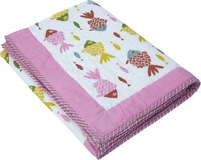 Cozy Qulit Printed Single Comforter for  Heavy Winter