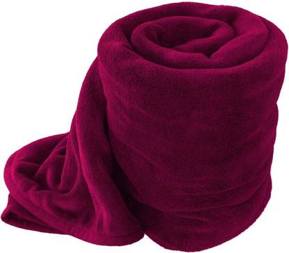 VORDVIGO Solid Single Fleece Blanket for  Heavy Winter