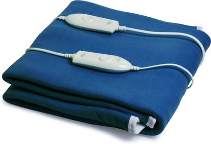Expressions Solid Double Electric Blanket for Heavy Winter