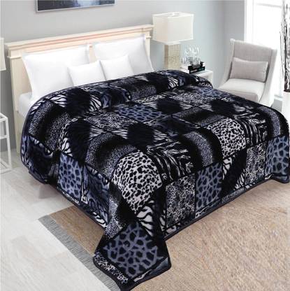 Swikon star Floral Double Mink Blanket for  Heavy Winter