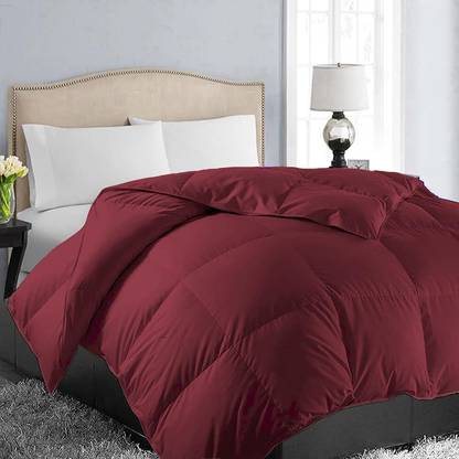 Blue Home Solid Single Comforter for  Heavy Winter