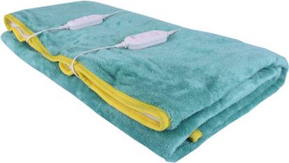 warmzzz Solid Double Electric Blanket for  Heavy Winter