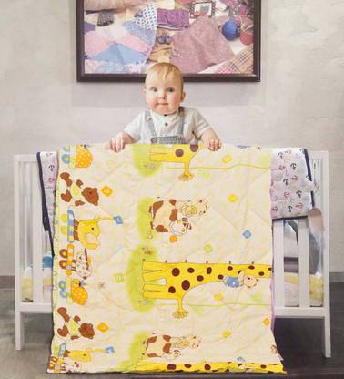 RRC Printed Crib Crib Baby Blanket for Mild Winter