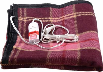 Comfort Solid Single Electric Blanket for Heavy Winter