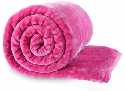 AG's Active Solid Double Mink Blanket for  Heavy Winter