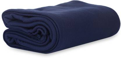 VORDVIGO Solid Single Fleece Blanket for  Mild Winter