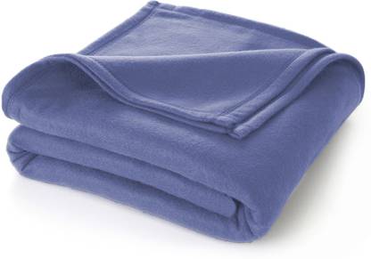 MISTIVA Solid Single Fleece Blanket for  Mild Winter