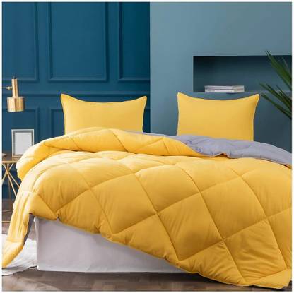 Comfowell Solid Single Quilt for  Heavy Winter