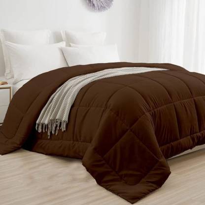 CRAZY WORLD Solid Single Comforter for Mild Winter