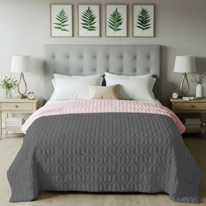 Urban Space Printed Single Comforter for  Heavy Winter