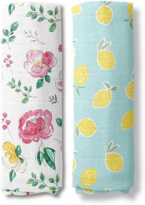 haus & kinder Printed Crib Swaddling Baby Blanket for  AC Room