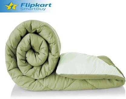 Flipkart SmartBuy Solid Single Comforter for  Mild Winter