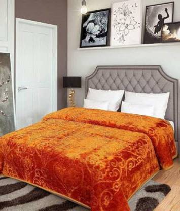 DORISTYLE Floral Double Mink Blanket for  Heavy Winter