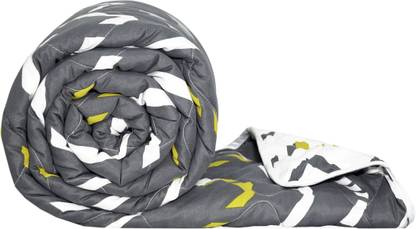 Divine Casa Printed Single Comforter for Mild Winter