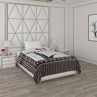 MONTE CARLO Printed Single Mink Blanket for  Heavy Winter