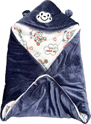 OLENE Printed Single Swaddling Baby Blanket for  AC Room