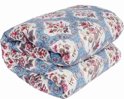 Comfowell Printed Single Quilt for  Heavy Winter