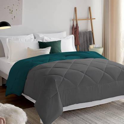 EVERDECOR Solid Single Comforter for  Mild Winter