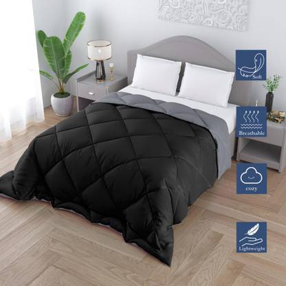 CHICERY Solid Double Comforter for  Heavy Winter
