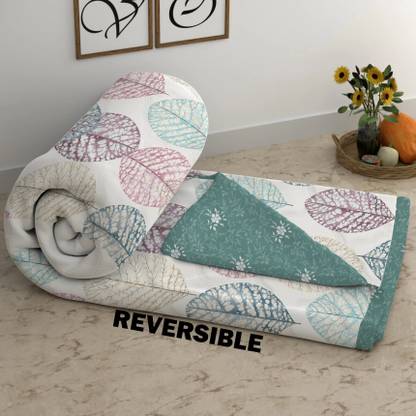 CHHAVI INDIA Floral Single Comforter for  Heavy Winter
