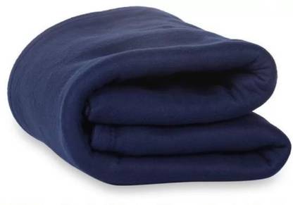 VP Creation Solid Single Fleece Blanket for  Heavy Winter