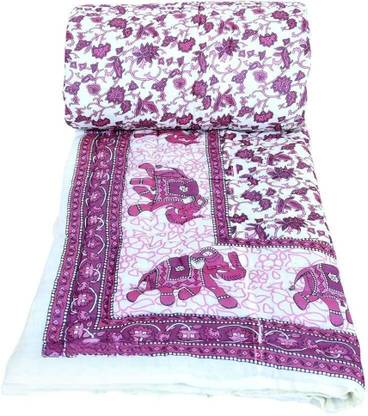mauli enterprises Animal, Printed, Floral Double Quilt for  Mild Winter