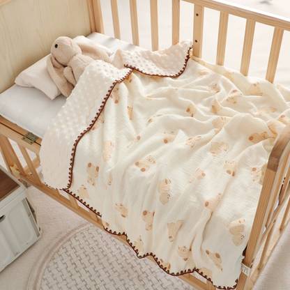 SYGA Printed Single Crib Baby Blanket for  AC Room