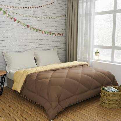 LA VERNE Solid Double Comforter for Heavy Winter