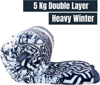 kirshinaENTERPRISES Printed King Weighted Blanket for  Heavy Winter