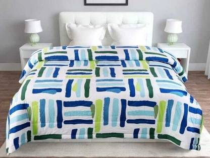 Comfowell Printed Single Quilt for  AC Room